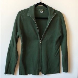 Eddie Bauer Double-sided Zip Cardigan